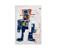 GAJUYL Jean-Michel Basquiat Poster Irony of The Negro Policeman Graffiti Art Series Poster Street Art Canvas Printing Decorative Painting; Unframe; 16x24inch(40x60cm)