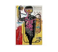 GAJUYL Jean-Michel Basquiat Poster Versus Medici Graffiti Art Series Poster Street Art Canvas Printing Decorative Painting; Unframe; 24x36inch(60x90cm)
