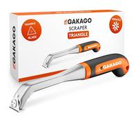 Gakago Power Scraper - High-Quality Triangular Scraper Blade Made of Durable Tungsten Carbide - Ergonomic & Non-Slip Universal Scraper for Wood, Metal, Concrete or Stone - Lightweight & Handy