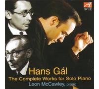 Gal: Complete Works For Solo Piano Import edition (2005) Audio CD