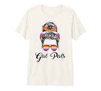 Gal Pals Funny Lesbian Quote Lesbian Pride Flag Premium T-Shirt