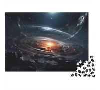 Galactic Center Celestial Wonder 70x50cm 1000pcs Jigsaw Puzzle, 1000 Piece | For relaxed weekends, this adult jigsaw puzzle with 1000 pieces offers a classic activity for adults.