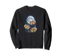 Galactic deviled eggs under howling to the full moon Sweatshirt