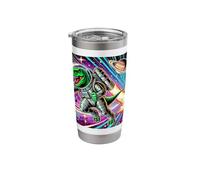 Galactic Dino Explorer stormed Through The Cosmos Stainless Steel Insulated Tumbler