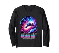 Galactic Drift Sci Fi Lost in The Cosmic Tide Long Sleeve T-Shirt
