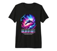 Galactic Drift Sci Fi Lost in The Cosmic Tide Premium T-Shirt