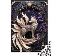 Galactic Fox Chronicles_2 1000 Pieces Jigsaw Puzzle, Animal Theme Puzzle for Adults, Relaxing Gift Idea, 52x38cm/1000pcs