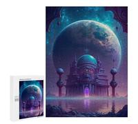 Galactic Gateway -2 Displayable Picture Puzzle, 500 PCS - Relaxing Home Activity, for Screen-Free Relaxation at Home