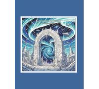 Galactic Gateway. A Coloring Adventure: 50 Intricate Space Landscapes and Celestial Portals - 100 Pages for Ultimate Relaxation (Large Format 8.5x11)