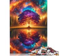Galactic Glade Reflections 1000 Pieces Puzzles Wooden Puzzle for Teenager Funny Jigsaw Puzzles 1000pcs (75x50cm)
