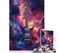Galactic Guitar Symphony- 1000 Teenager Pieces Jigsaw Puzzle Stimulate Focus And Mental Precision Serene Soothing Leisure Game (38x26cm)