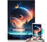 Galactic Horizon Landscape1000 Piece Puzzle For teenagers Educational Family Game for is ideal as a gift for the whole family 38x26cm