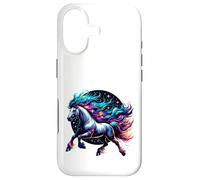 Galactic Horse in Starlight Galaxy Hair Splendor Case for iPhone 17