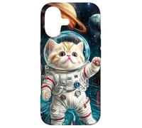 Galactic Journey: Kitten Astronaut Case for iPhone 17