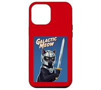 Galactic Meow Space Knight Cat Vintage Movie Poster Case for iPhone 12 Pro Max