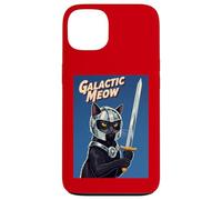 Galactic Meow Space Knight Cat Vintage Movie Poster Case for iPhone 13