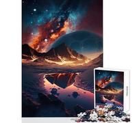 Galactic Odyssey Jigsaw for Teenagers 1000 Pieces Improve Mental Performance Effectively Gentle Relaxing Leisure Game (50X75cm)