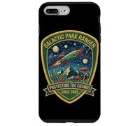 Galactic Park Ranger Protecting The Cosmos Retro SciFi Patch Case for iPhone 7 Plus/8 Plus