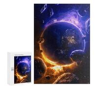 Galactic Planet Orbiting Asteroids Adult Tabletop Puzzle, 300 PCS - Winter Activity Gift; for Couples, Friends And Family