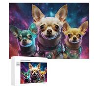 Galactic Pups in Space Suits, 300 PCS Challenging Puzzle for Adults, Winter Activity Gift - for Detail-Focused Puzzlers