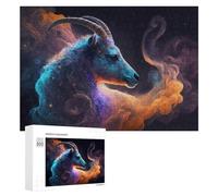 Galactic Ram Cosmic Artwork Challenging Puzzle for Adults, 300 PCS - Seasonal Home Décor, for Relaxing Solo Or Group Play
