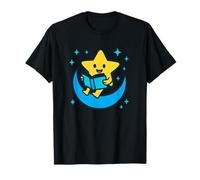Galactic Reading Club Star on Crescent for Kids and Teachers T-Shirt