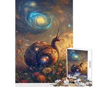 Galactic Snail Journey 1000 Piece Jigsaws for Teenagers Puzzle Improve Attention Span And Focus Peaceful Relaxing Leisure Fun (50x75cm)