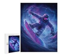 Galactic Snowboarding Adventure Puzzle 1000 Teile Schwer Puzzle Spielzeug Lernspiel Impossible Herausforderungsspielzeug Für Erwachsene Kinder 500 PCS