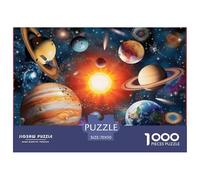 Galactic Solar System Jigsaw 1000 Puzzles Adults Puzzle Family Games Unique Gifts Decompression 70x50cm/1000pcs