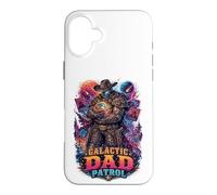 Galactic Space Cowboy Dad Patrol SciFi Western Father’s Day Case for iPhone 16 Plus