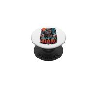 Galactic Space Cowboy Dad Patrol SciFi Western Father’s Day PopSockets Adhesive PopGrip
