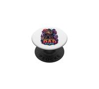 Galactic Space Cowboy Dad Patrol SciFi Western Father’s Day PopSockets Adhesive PopGrip