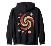 Galactic Spirals Nebula Cosmic Stars Zip Hoodie