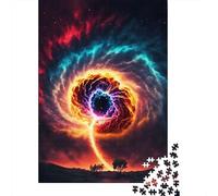 Galactic Storm 1000-Piece Puzzle for Adults, 52x38cm/1000pcs; to Finish in A Few Relaxed Sessions; Smooth White Card with Reduced Dust