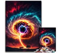 Galactic Storm Puzzles for 1000 Piece Wooden Jigsaw Puzzles Brain Teaser & Home Decor, Perfect 50x75CM/19.68x29.52inch