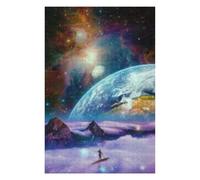 Galactic Surfing Cosmic Adventure Jigsaw Puzzle for Adults, 1000 Piece