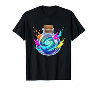 Galactic Swirl in A Bottle Colorful Portal T-Shirt