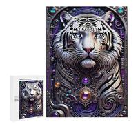 Galactic Tiger Chronicles - Jigsaw Puzzle for Adults, 500 PCS, Birthday Gift - for Shared Table Time