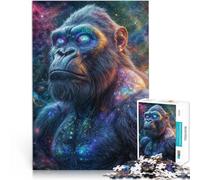 Galactic Titan The Cosmic Ape1000 Piece Jigsaw Puzzles for Adults Brain Teaser Game Fun at Home Activities, Birthday Present,Travel Gifts, 38x26cm