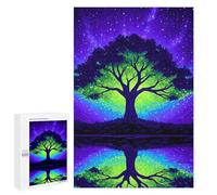 Galactic Tree Reflection Puzzle 1000 Teile Schwer Puzzle Spielzeug Lernspiel Impossible Herausforderungsspielzeug Für Erwachsene Kinder 1000 PCS