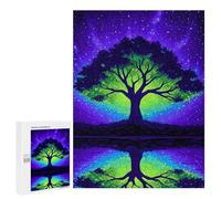Galactic Tree Reflection Puzzle 1000 Teile Schwer Puzzle Spielzeug Lernspiel Impossible Herausforderungsspielzeug Für Erwachsene Kinder 500 PCS