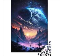 Galactic Twilight Fantasy 1000 Pieces Puzzles for Adults & Teenager Teenager Man Woman Gift 1000pcs (38x26cm)