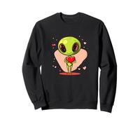 Galactic Valentine's Alien for an Interstellar Romance Sweatshirt