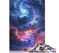 Galactic Wave Swirling Stars 500 Piece Jigsaw Puzzle for Adults Family Game Teens Jigsaw Puzzle 500pcs (52x38cm)
