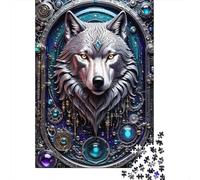 Galactic Wolf Chronicles Adult 1000-Piece Jigsaw Puzzle, 70x50cm/1000pcs, A Weekend Activity at Your Own Pace; White Cardboard with Reduced Dust