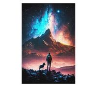 Galactic Wonder Landscape Themed Wooden Jigsaw Puzzle for Adults, 1000 PCS