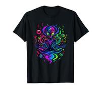 Galactic Zen Alien Rave Meditation Spirit T-Shirt