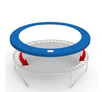 GALACTICA 10FT Outdoor Round Trampoline Replacement Pad Spring Cover Safety Padding Blue