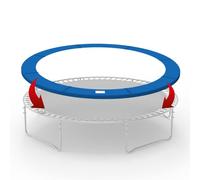 Galactica 12Ft Outdoor Round Trampoline Replacement Pad Spring Cover Safety Padding Blue