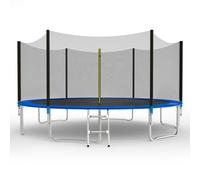 GALACTICA Trampoline Set 14FT Round Outdoor Safety Net Enclosure Ladder